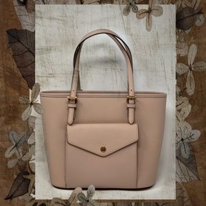 Michael Kors Jet Set Medium Snap Pocket Tote